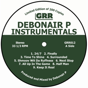 DEBONAIR P / INSTRUMENTALS LP (GREEN VINYL)