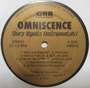 OMNISCENCE / SHARP OBJECTS INSTRUMENTALS LP