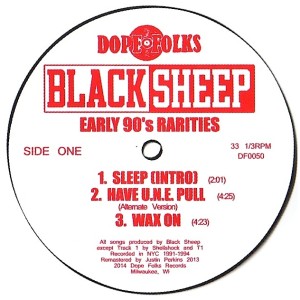 BLACK SHEEP / ブラック・シープ / EARLY 90'S RARITIES