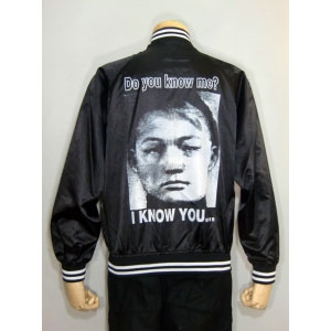 COPASS GRINDERZ - Co/SS/gZ (Co/SS/GrindERz//) / コーパス・グラインダーズ / DO YOU KNOW ME? NYLON LETTERMAN JACKET (Sサイズ)