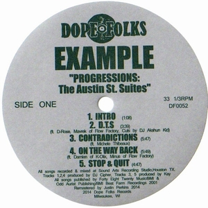 EXAMPLE (HIPHOP) / PROGRESSIONS: THE AUSTIN ST. SUITES "LP"
