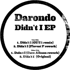 DARONDO / ダロンド / DIDN'T I EDITS EP (12")