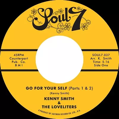 KENNY SMITH / ケニー・スミス / GO FOR YOURSELF PARTS 1&2 + ONE MORE DAY (7")