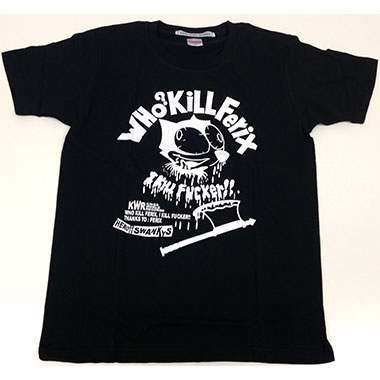 SWANKYS / スワンキーズ / "WHO? KILL FERIX" T-SHIRTS BLACK (Sサイズ)