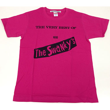 SWANKYS / スワンキーズ / "VERY BEST OF HERO" T-SHIRTS PINK (Lサイズ)