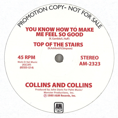 COLLINS & COLLINS / コリンズ&コリンズ / TOP OF THE STAIRS (12")