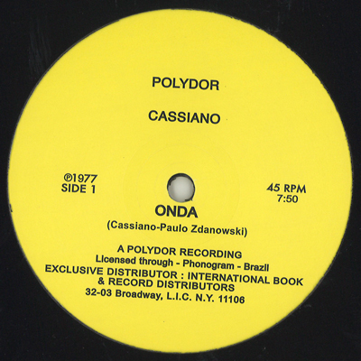 CASSIANO カシアーノ レコード Brazil - yanbunh.com