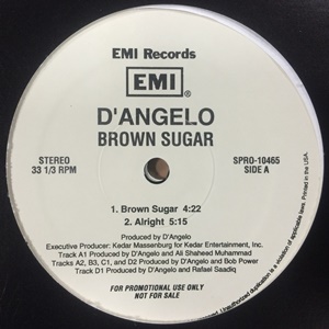 D'ANGELO / ディアンジェロ / BROWN SUGAR - US ORIGINAL PROMO PRESS 2LP -