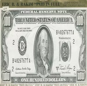 ERIC B. & RAKIM / エリックB. & ラキム / PAID IN FULL -45S-