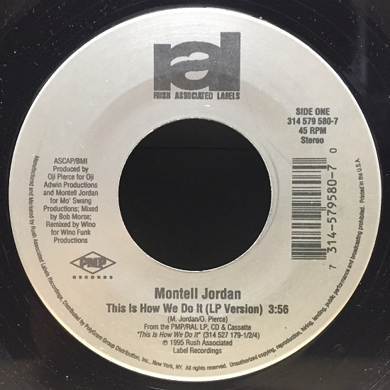 MONTELL JORDAN / モンテル・ジョーダン / THIS IS HOW WE DO IT