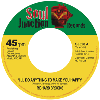 RICHARD BROOKS / I'LL DO ANYTHING TO MAKE YOU HAPPY + WITH ALL MY HEART (7")