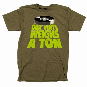 V.A. (OUR VINYL WEIGHS A TON :: THIS IS STONES THROW RECORDS) / アワ・ヴァイナル・ウェイツ・アトン / ストーンズスロウレコーズノキセキ / OUR VINYL WEIGHS A TON TEE (GREEN) SIZE S