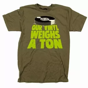 V.A. (OUR VINYL WEIGHS A TON :: THIS IS STONES THROW RECORDS) / アワ・ヴァイナル・ウェイツ・アトン / ストーンズスロウレコーズノキセキ / OUR VINYL WEIGHS A TON TEE (GREEN) SIZE XL