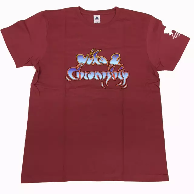 YUKA & CHRONOSHIP / ユカ&クロノシップ / TSHIRTS D.R.O. AWM / Tシャツ D.R.O(柄Aバーガンディー)M