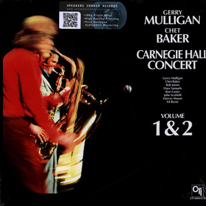 GERRY MULLIGAN / ジェリー・マリガン / Carnegie Hall Concert- Volume1 & 2 (2LP/180G)