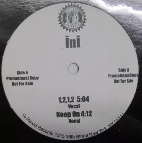 I.N.I. / 1,2,1,2 / Keep On 12"