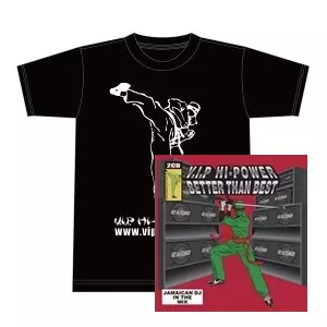 V.A. (V.I.P HI-POWER) / V.I.P HIPOWER BETTER THAN BEST & V.I.P HI-POWER meets DJ MASTERKEY ★ディスクユニオン限定T-SHIRTS付セットXLサイズ