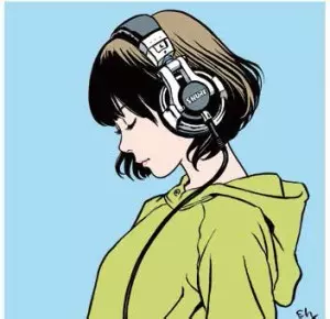 江口寿史　Shiggy Jr.　LISTEN TO THE MUSIC　レコード LISTEN TO THE MUSIC c/w Saturday night to Sunday morning