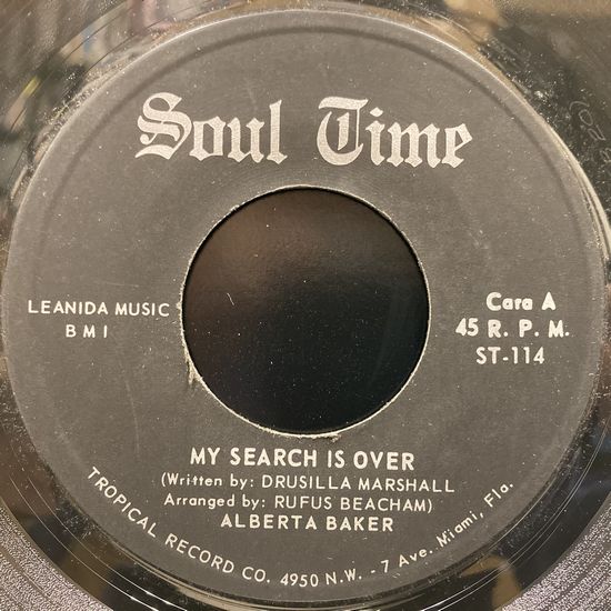 My Search Is Over Alberta Baker Soul Blues Gospel ディスクユニオン オンラインショップ Diskunion Net