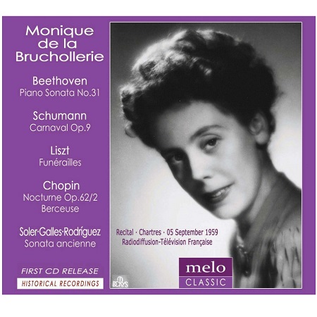MONIQUE DE LA BRUCHOLLERIE / モニク・ドゥ・ラ・ブルショルリ / CHARTRES RECITAL 1959