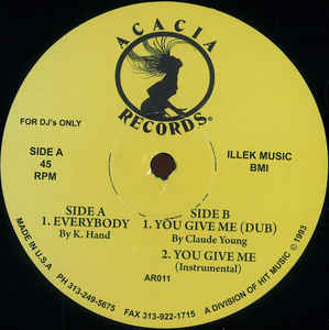 K-HAND / CLAUDE YOUNG / EVERYBODY / YOU GIVE ME(REMASTER)