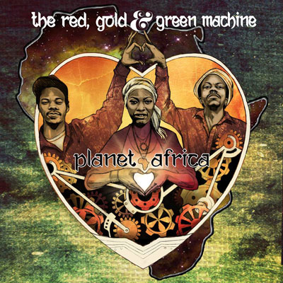 RED GOLD & GREEN MACHINE / PLANET AFRICA (CD)