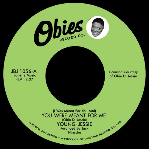YOUNG JESSIE / ヤング・ジェシー / YOU WERE MEANT FOR ME / MARY LOU (7")