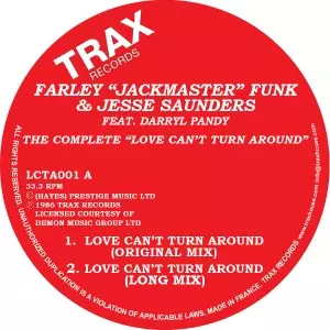 FARLEY JACKMASTER FUNK / LOVE CAN'T TURN AROUND