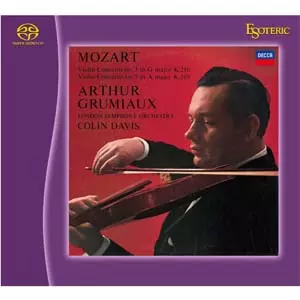 MOZART: VIOLIN CONCERTOS NOS.3 & 5 / SINFONIA CONCERTANTE K364