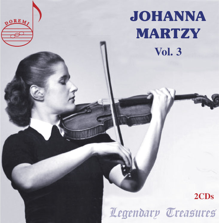 JOHANNA MARTZY / ヨハンナ・マルツィ / JOHANNA MARTZY VOL.3:1959 SOUTH AFRICA BROADCAST RECITAL/ETC