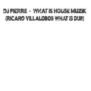 DJ PIERRE / WHAT IS HOUSE MUZIK (R. VILLALOBOS RMXS)