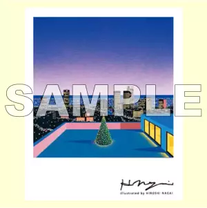 永井博ステッカー(ポラタイプ3)/Hiroshi Nagai/永井博｜日本のロック
