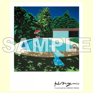 永井博ステッカー(ポラタイプ1)/Hiroshi Nagai/永井博｜日本のロック