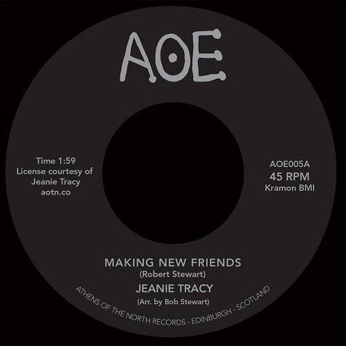 JEANIE TRACY / ジーニー・トレイシー / MAKING NEW FRIENDS / TRIPPIN' ON THE SOUNDS (7")