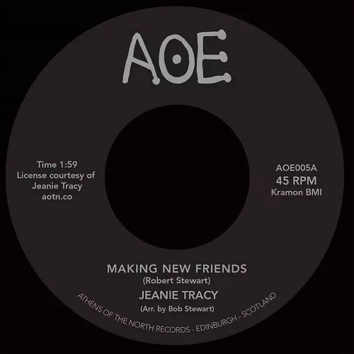 JEANIE TRACY / ジーニー・トレイシー / MAKING NEW FRIENDS / TRIPPIN' ON THE SOUNDS (7")