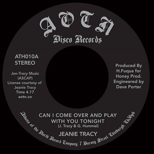 JEANIE TRACY / ジーニー・トレイシー / CAN I COME OVER AND PLAY WITH YOU TONIGHT / HOT (FOR YOUR LOVE) (7")