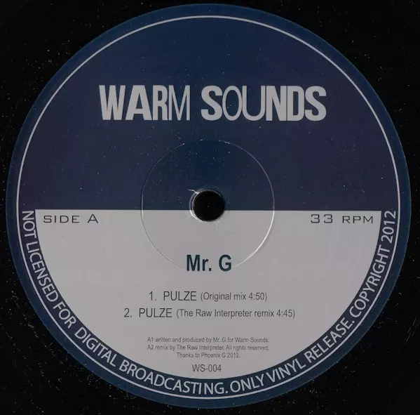 MR.G / ミスター・ジー / PULZE