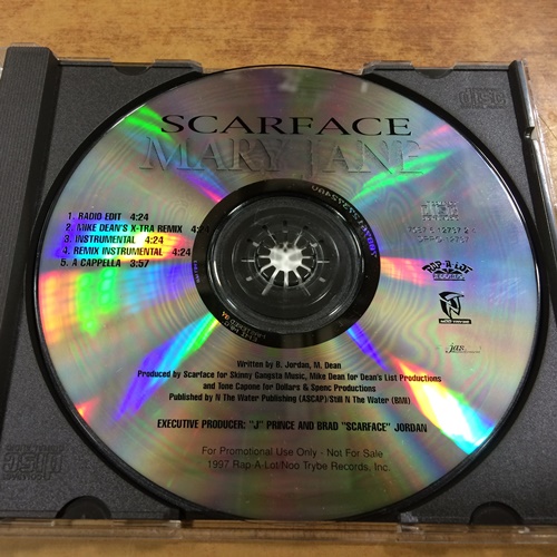 SCARFACE / スカーフェイス / MARY JANE - US PROMO CD SINGLE -