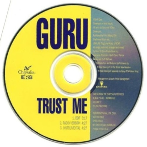 GURU / グールー / TRUST ME - US PROMO CD SINGLE -