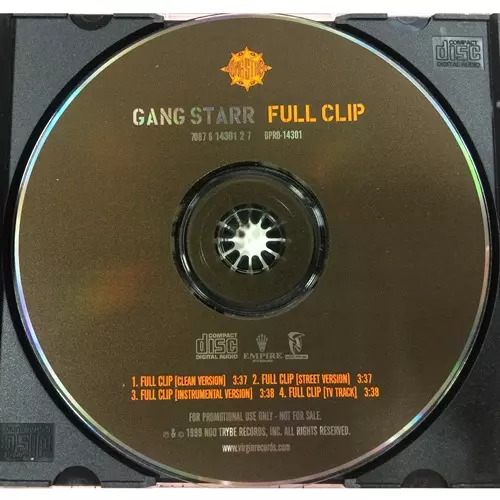 FULL CLIP - US PROMO CD SINGLE -/GANG STARR/ギャング・スター
