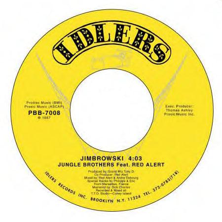 JUNGLE BROTHERS / TUFF CREW / Jimbrowski (feat. Red Alert) / My Part Of Town [7'']