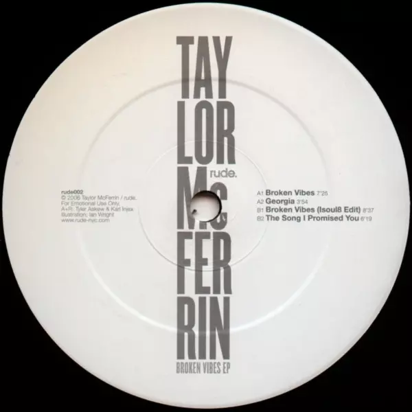 TAYLOR MCFERRIN / テイラー・マクファーリン / BROKEN VIBES EP