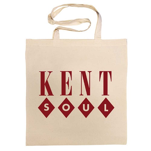 ACE RECORDS TOTE BAG / KENT RECORDS COTTON BAG (CARDINAL RED)