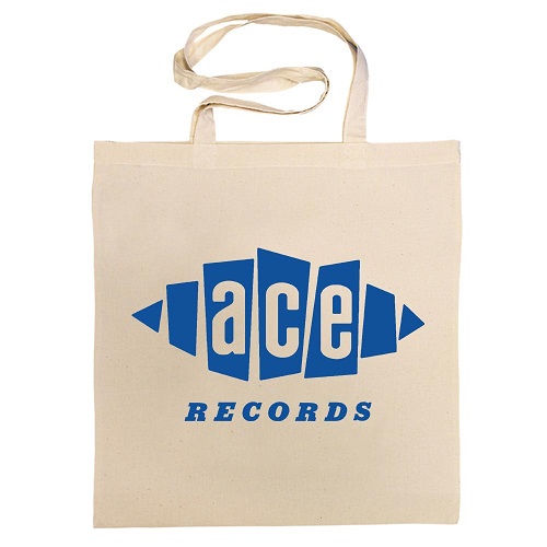ACE RECORDS TOTE BAG / ACE RECORDS COTTON BAG (ROYAL BLUE)