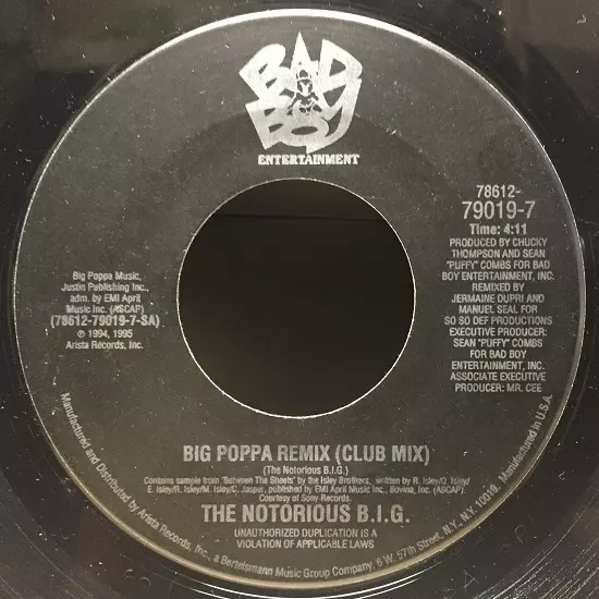 THE NOTORIOUS B.I.G. / BIG POPPA REMIX / WHO SHOT YA?