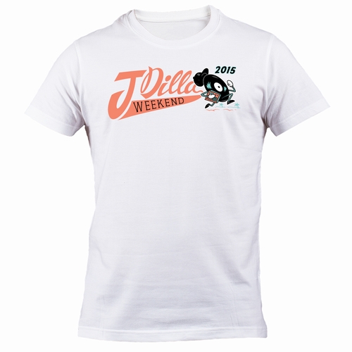 J DILLA aka JAY DEE / ジェイディラ ジェイディー / J DILLA WEEKEND 2015 T-SHIRT WHT (XL)