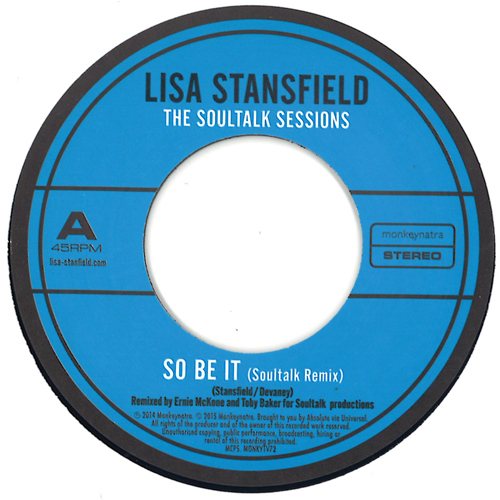 LISA STANSFIELD / リサ・スタンスフィールド / SO BE IT / THERE GOES MY HEART (7")