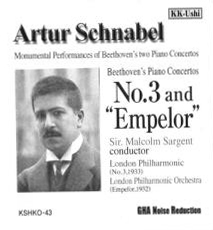 ARTUR SCHNABEL / アルトゥール・シュナーベル / ベートーヴェン: ピアノ協奏曲第3番 & 第5番