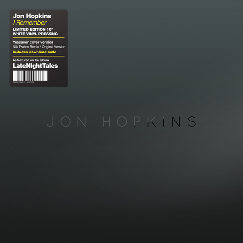 JON HOPKINS / ジョン・ホプキンス / REMEMBER (NILS FRAHM REMIX)