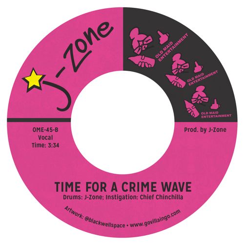 J-ZONE / I SMELL SMOKE / TIME FOR A CRIME WAVE "7"